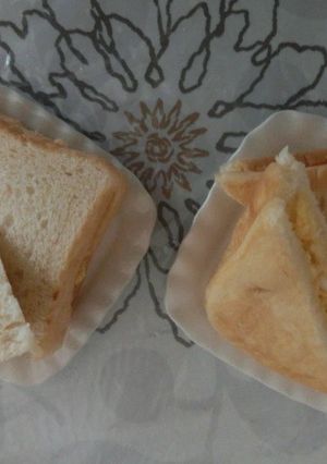 味噌たまの和風トーストサンド-レシピのメイン写真