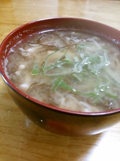 もずくとえのきの味噌汁-レシピのメイン写真