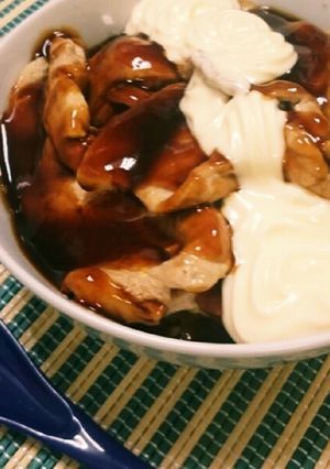作ってみたよ！肉玉丼-レシピのメイン写真