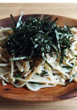 糖質オフ★えのきバター青しそ風味-レシピのメイン写真