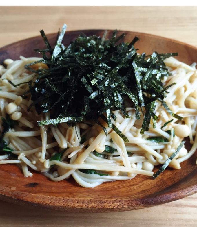 糖質オフ☆えのきバター青しそ風味 by れもんタイム 【クックパッド