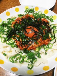 辛ネバうどん-レシピのメイン写真