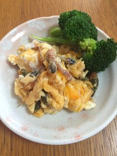 つくしの卵とじ-レシピのメイン写真