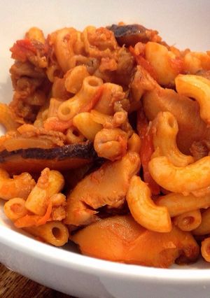 食べごたえ満点！トマトマカロニパスタ-レシピのメイン写真