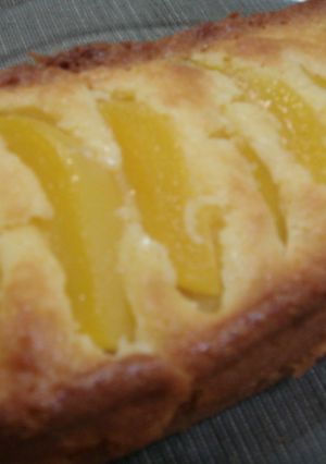 とっても簡単！桃の缶詰パウンドケーキ★-レシピのメイン写真