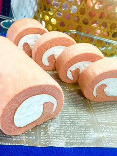 桜のロールケーキ-レシピのメイン写真