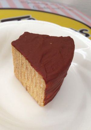 超簡単♪チョコがけバウムクーヘン♡-レシピのメイン写真