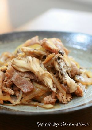 豚肉と舞茸の甘辛照り炒め-レシピのメイン写真