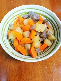めんつゆで☆人参&大根&こんにゃくの煮物-レシピのメイン写真
