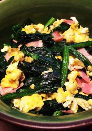 離乳食完了期にも☆ほうれん草の三色炒め♪-レシピのメイン写真