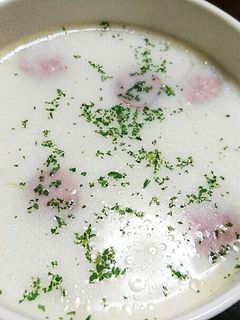 明治おいしい牛乳のミルクスープ-レシピのメイン写真