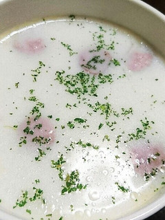 明治おいしい牛乳のミルクスープ-レシピのメイン写真