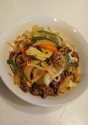 ハンバーグソースにもなる☆野菜炒めダレ-レシピのメイン写真