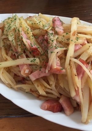 千切りポテトの塩じゃがベー炒め-レシピのメイン写真