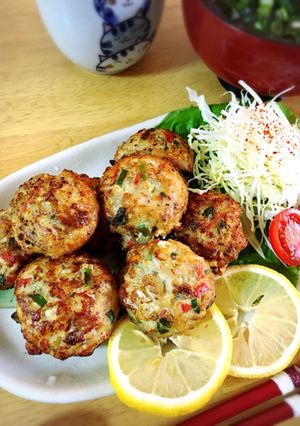 たこ焼き機でまん丸!鯵のさつま揚げ-レシピのメイン写真