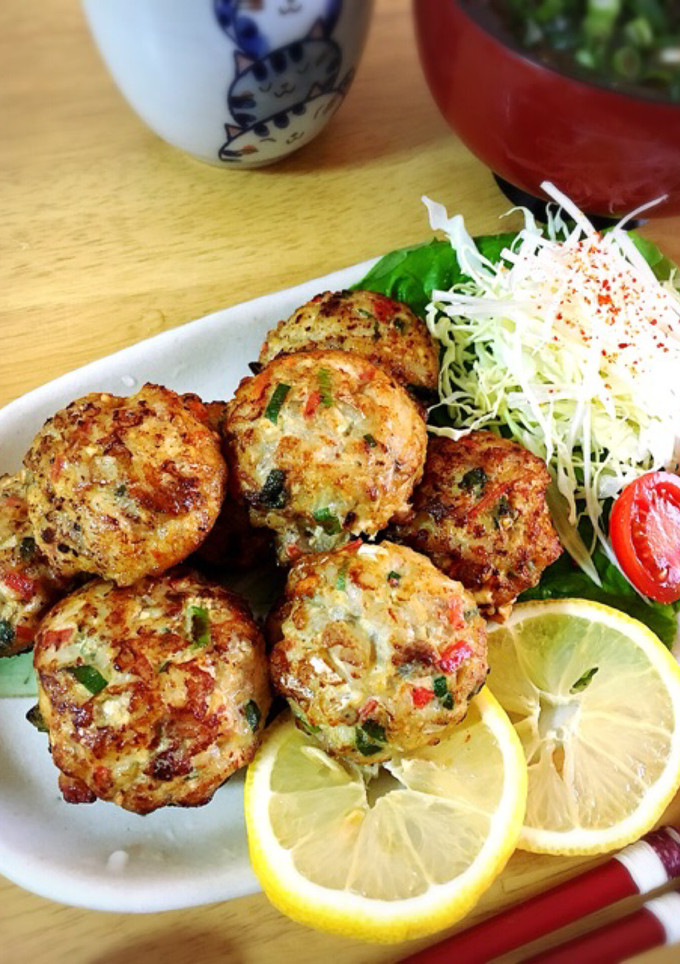 たこ焼き機でまん丸！鯵のさつま揚げ-レシピのメイン写真