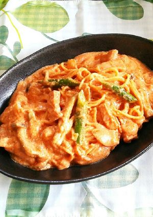 レンジで超簡単♡トマトのスープスパ♪-レシピのメイン写真