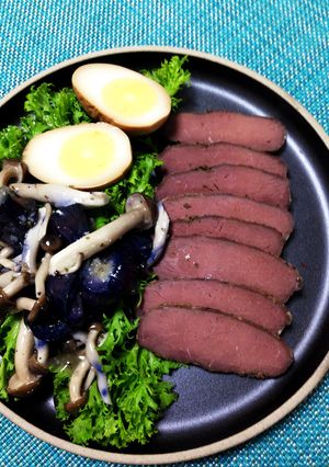 簡単!網いらずの鹿肉の燻製-レシピのメイン写真