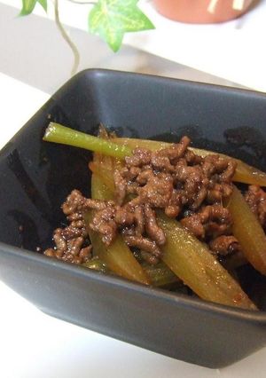 ふきと牛そぼろの炒め煮-レシピのメイン写真