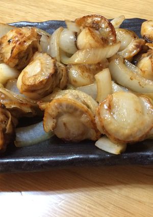 ベビーホタテのバターしょうゆ-レシピのメイン写真