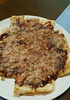 ふわとろ卵焼き器でお好み焼き！！-レシピのメイン写真