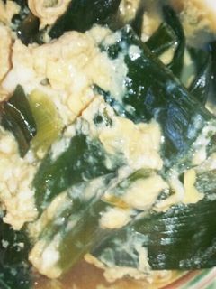 新タマネギ新葉のトロトロ卵とじ♪-レシピのメイン写真