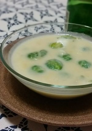芽キャベツビシソワーズ-レシピのメイン写真