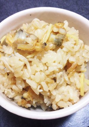 しょうが香るあさりの炊き込みごはん-レシピのメイン写真
