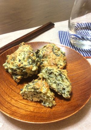 青菜の漬物リメイク☆HMおつまみスコーン-レシピのメイン写真
