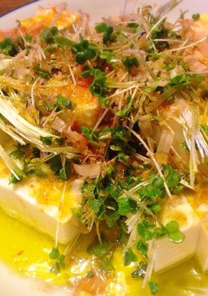変わり奴(やっこ)豆腐オリーブオイル♪-レシピのメイン写真
