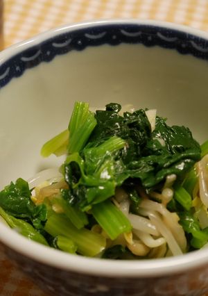 【無添加】ほうれん草ともやしのナムル-レシピのメイン写真