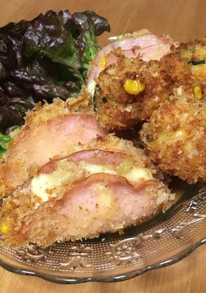ポテサラリ,メイク,ミンチチーズコロッケ-レシピのメイン写真