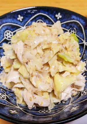 キャベツとチキンのゴマドレ和え-レシピのメイン写真