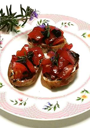 トマトのブルスケッタ-レシピのメイン写真