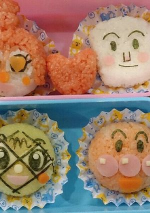 アンパンマンと仲間達☆-レシピのメイン写真
