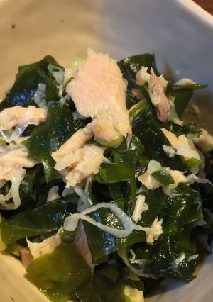 たった5分！簡単！ヘルシーわかめの炒め物-レシピのメイン写真