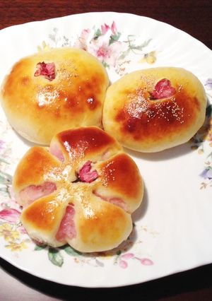桜もっちりパン-レシピのメイン写真