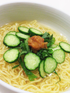 梅でさっぱり!冷やしラーメン☆-レシピのメイン写真