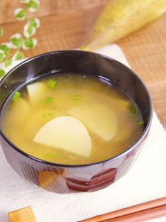 美味しい筍のお味噌汁-レシピのメイン写真