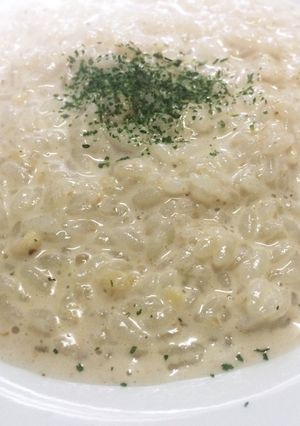 簡単☆胡桃のクリームリゾット風☆-レシピのメイン写真