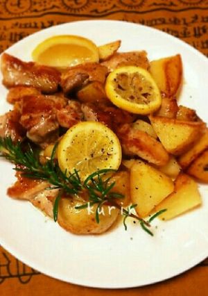 鶏肉とじゃかいものギリシャ風-レシピのメイン写真