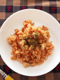 炊飯器で簡単☆チキンピラフ♪-レシピのメイン写真