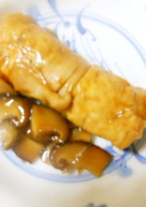 油揚げの煮物　信田巻き風　簡単-レシピのメイン写真
