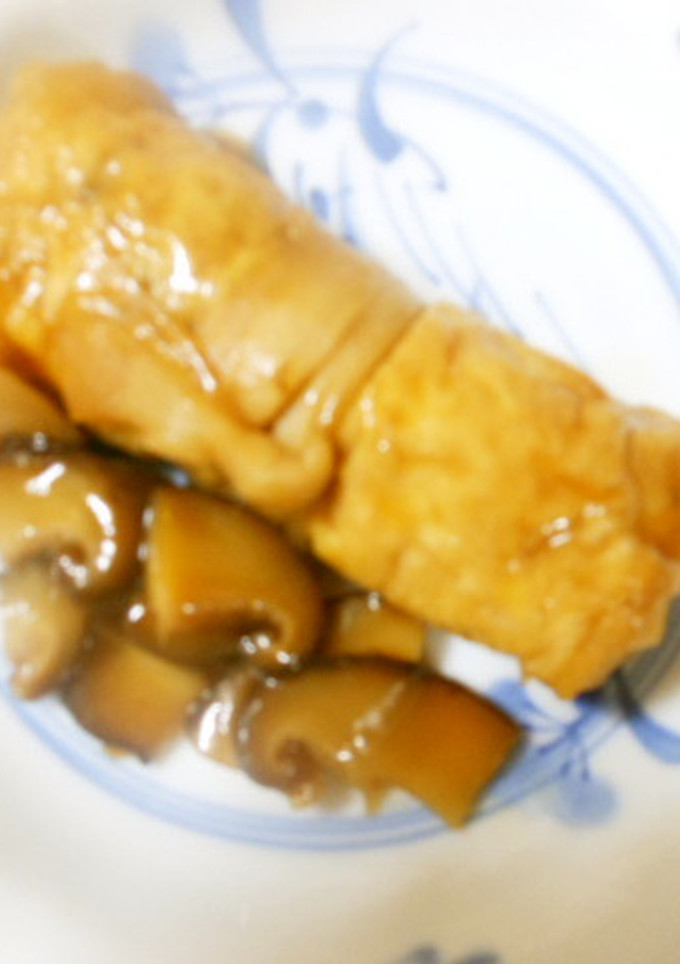 油揚げの煮物　信田巻き風　簡単-レシピのメイン写真