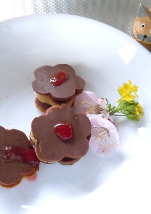 サクサク濃厚♪生チョコサンド-レシピのメイン写真