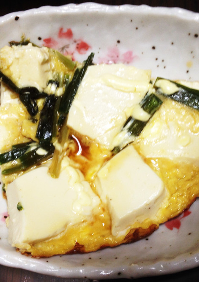 旬のわけぎと豆腐の卵とじ-レシピのメイン写真