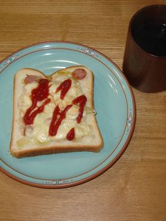 ネギチーズトースト-レシピのメイン写真