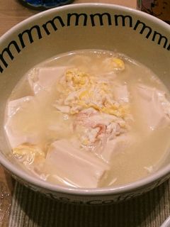 ぴよちゃんのお豆腐卵スープ-レシピのメイン写真