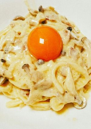 濃厚カルボナーラうどん-レシピのメイン写真