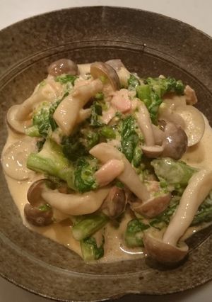 美味しい！菜の花のツナマヨ和え！-レシピのメイン写真